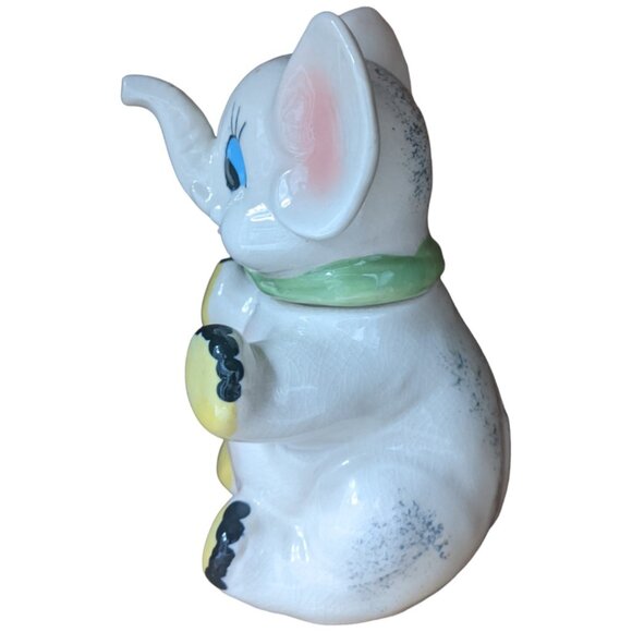 Ever Brite Elephant Bank Anthropomorphic Ceramic Coin Vintage Kitsch Japan - Picture 7 of 15